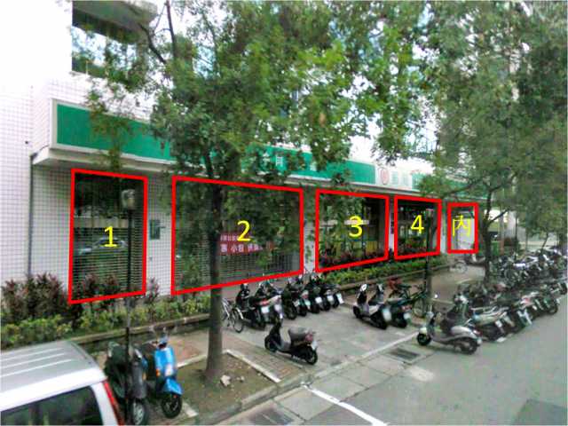 劍潭郵局大門廣告3